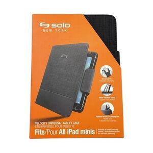 Solo Velocity Universal 8.5” Tablet Case - Fits iPad Minis & Other Small Tablets